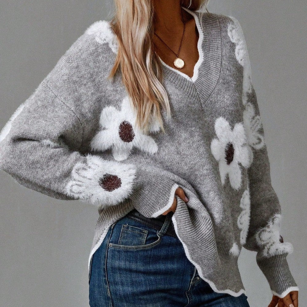 Elara™ | Gentle Bloom Sweater
