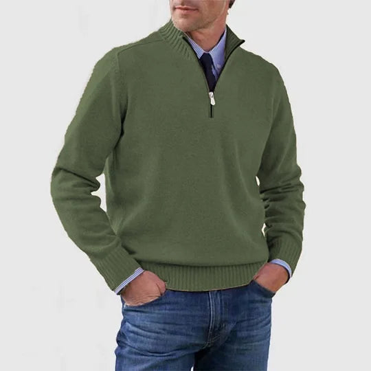Étienne™ | Refined Half-Zip Knit