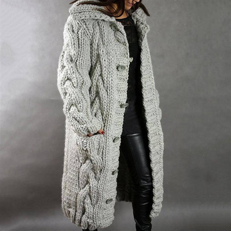 Elodie™ | Soft Cable Knit Coat