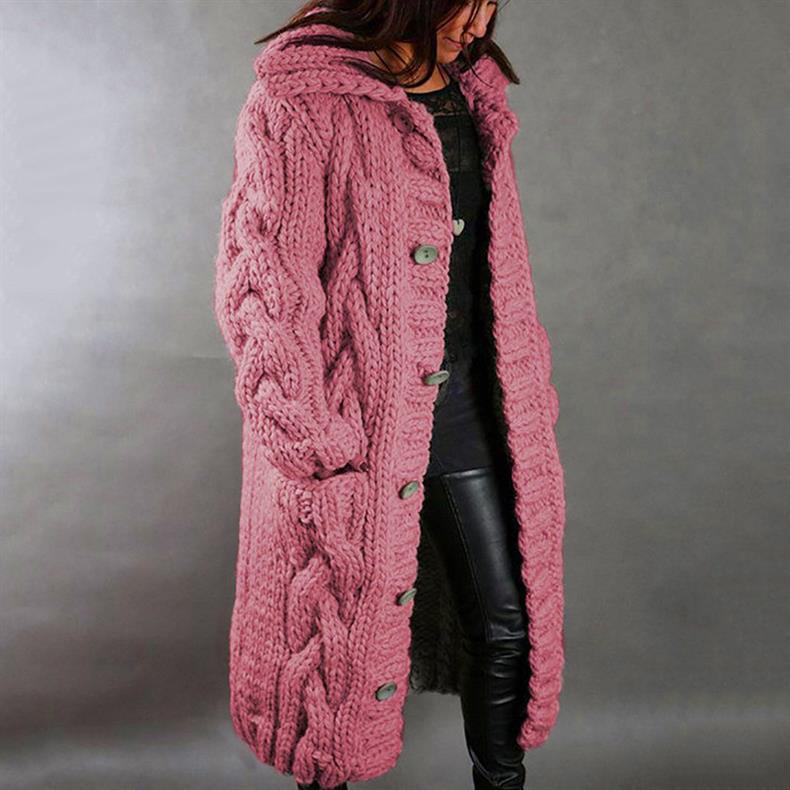 Elodie™ | Soft Cable Knit Coat