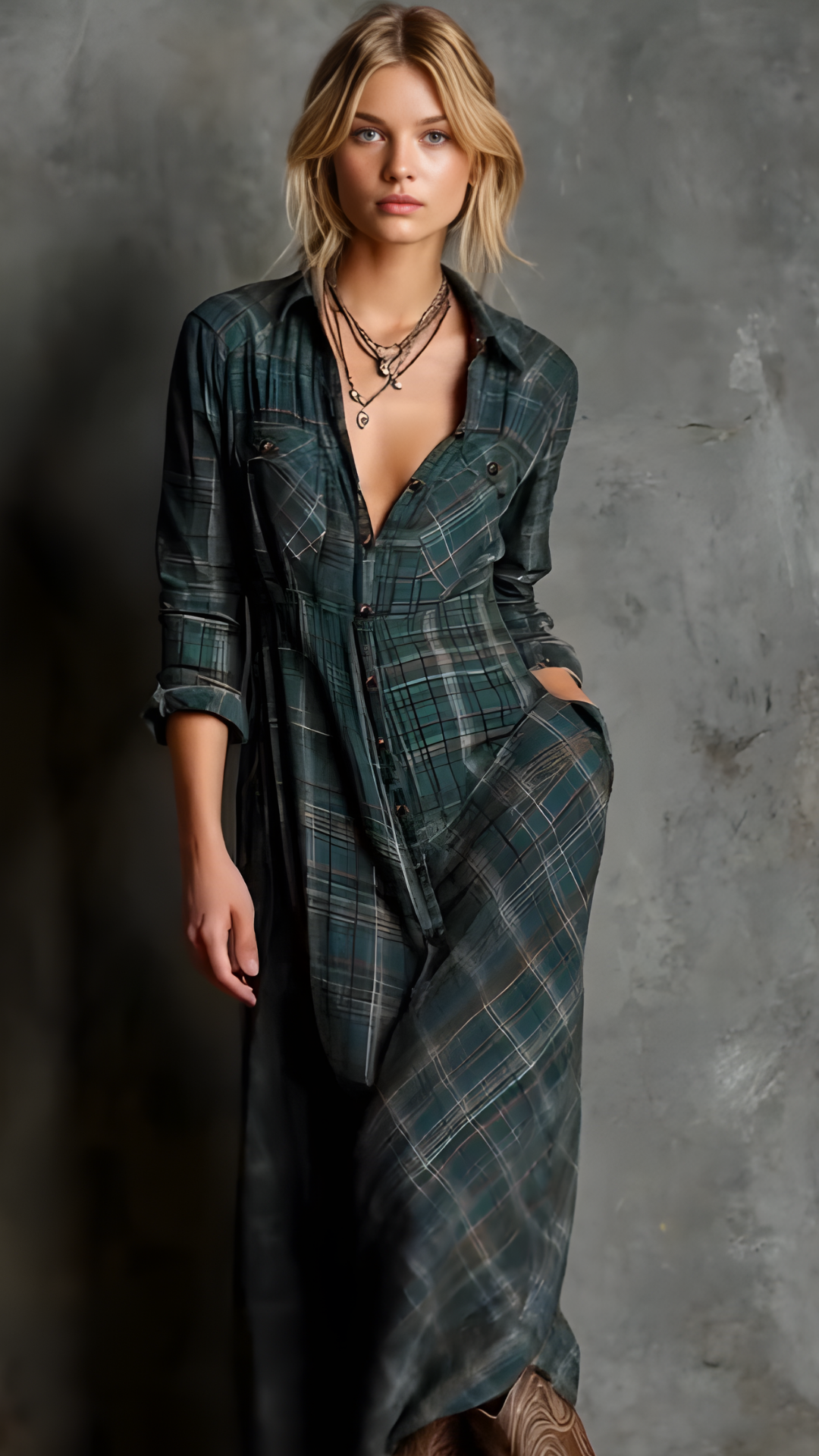 Cécile™ | Timeless Maxi Shirt Dress