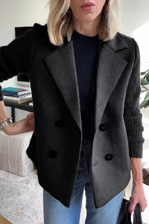 Céline™ | Tailored Knit Blazer Coat