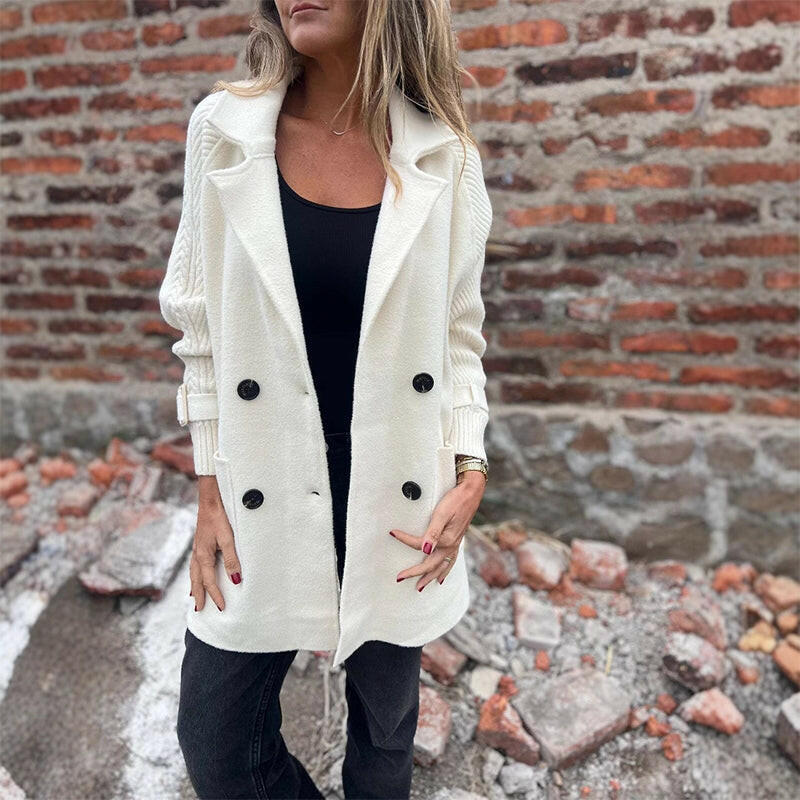 Alviera™ | Mid-Length Double-Breasted Coat