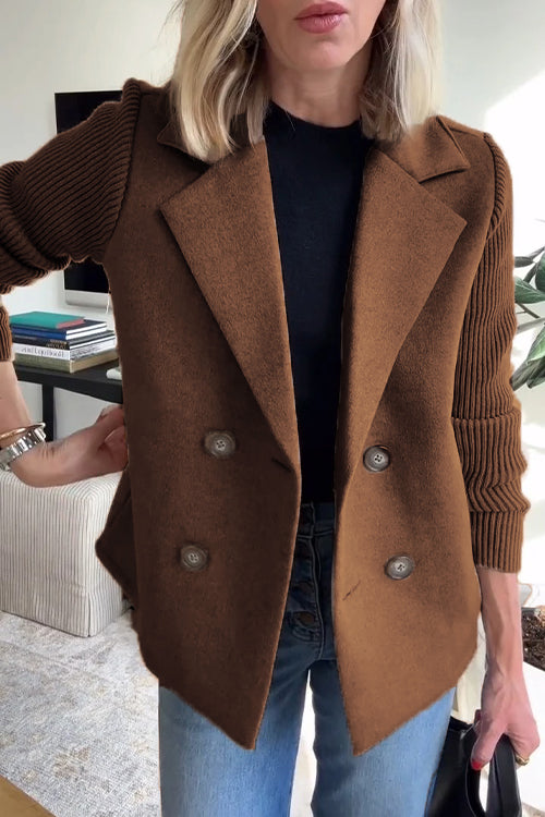 Céline™ | Tailored Knit Blazer Coat