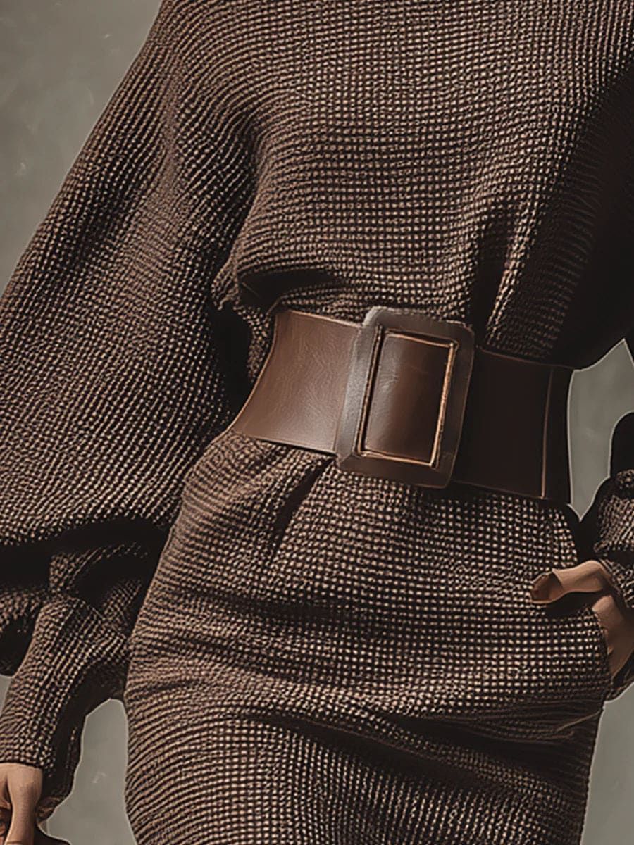 Noémie™ | Belted Knit Dress