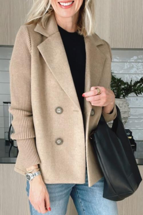 Céline™ | Tailored Knit Blazer Coat