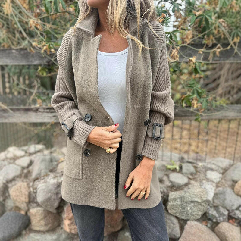 Alviera™ | Mid-Length Double-Breasted Coat
