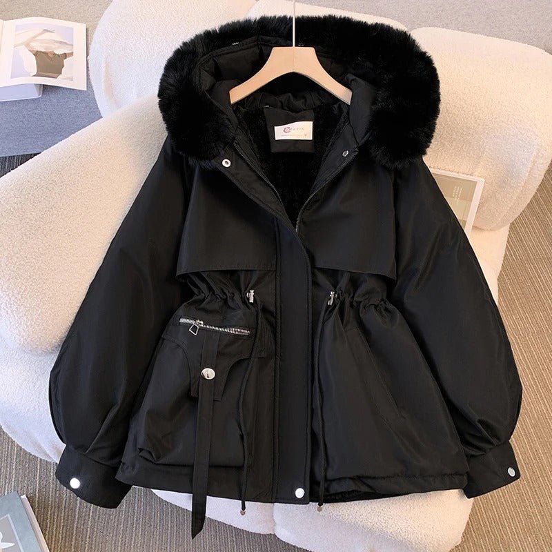 Amity™ | Elegant Winter Down Jacket with Fur